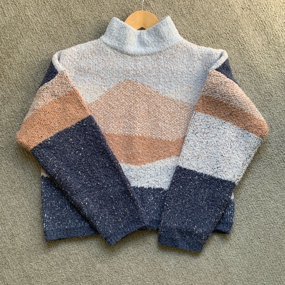 Universal Thread Multicolor Turtleneck Sweater - Picture 1 of 5